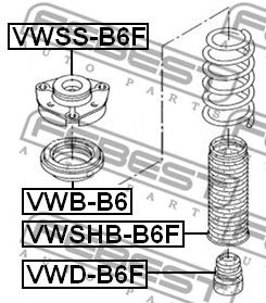Купить FEBEST VWB-B6 Подшипник опоры амортизатора VWB-B6