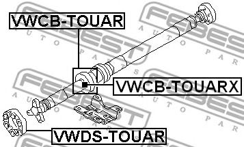 Купить FEBEST VWCB-TOUARX Подшипник подвесной VWCB-TOUARX