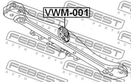Купить FEBEST VWM-001 Опора КПП VWM-001