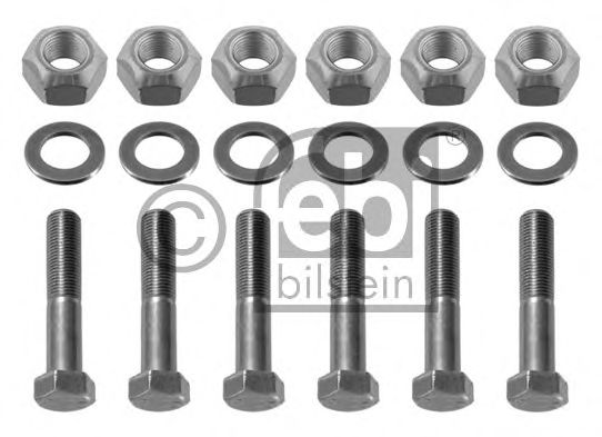 Купить FEBI 04677 [070613010024S] !к-кт болтов муфты кардана\ MB W123/T123/W124/T124/W126/W201 <93