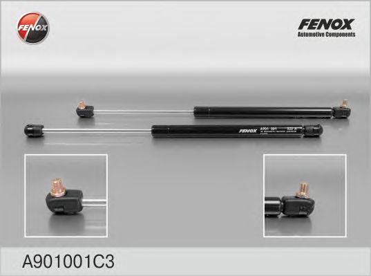 Купить FENOX A901001C3 Упор газовый упор капота ЕВРОкрепление ВАЗ 2104, 2110-2112, 2121 A901001C3