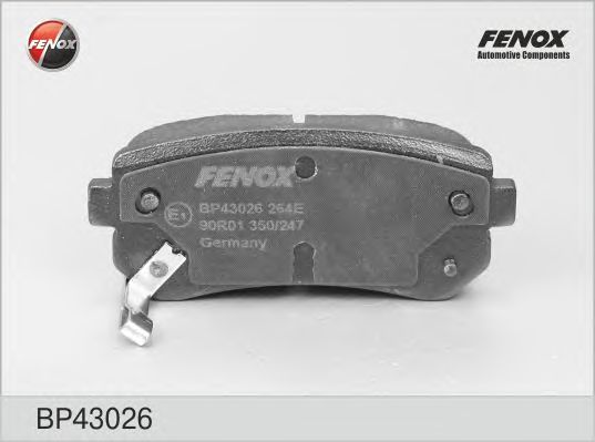 Купить FENOX BP43026 Колодки диск задние i30 -12, IX35 10-, Tuscon 04-10, Sportage 10- BP43026