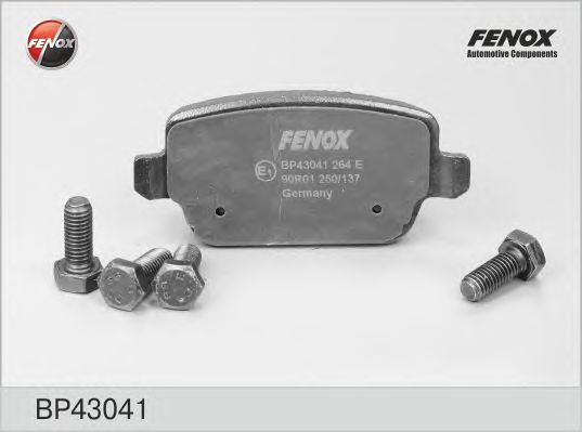 Купить FENOX BP43041 Колодки диск задние Galaxy 06-, Mondeo IV, S60 II, S80 II BP43041