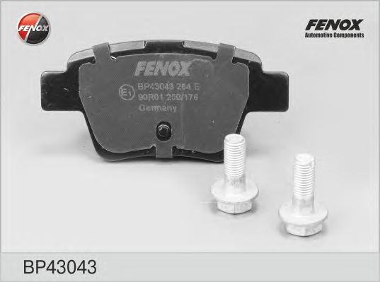 Купить FENOX BP43043 Колодки диск задние Peugeot 307 00-, Citroen C4 04- BP43043