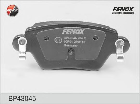 Купить FENOX BP43045 Колодки диск задние Mondeo III, Kangoo 01- BP43045