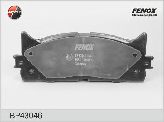Купить FENOX BP43046 Колодки диск передние Toyota Camry 06- BP43046