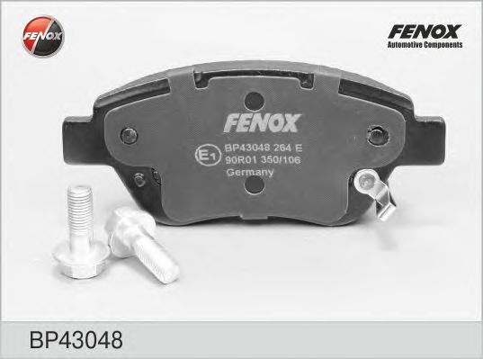 Купить FENOX BP43048 Колодки диск передние Opel Corsa D 06-, Fiat Doblo 01- BP43048