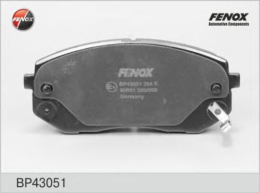 Купить FENOX BP43051 Колодки диск передние Hyundai ix35, Sportage 06- BP43051