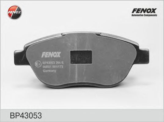 Купить FENOX BP43053 Колодки диск передние 207, 307, Berlingo 05-, C3, C4 BP43053