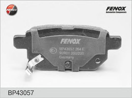 Купить FENOX BP43057 Колодки диск задние Auris, Yaris 06- BP43057