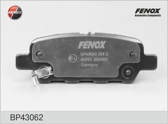 Купить FENOX BP43062 Колодки диск задние Quasqai 07-, Tiida 07-, X-Trail 01-, Grand Vitara II BP43062