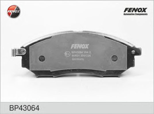 Купить FENOX BP43064 Колодки диск передние Murano 03-, Pathfinder 05-, Quashqai 07- BP43064