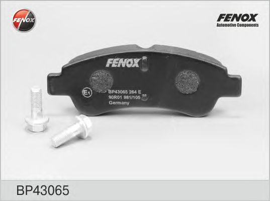 Купить FENOX BP43065 Колодки диск передние 206, 207, 208, 307, C3 I-II, C4 BP43065