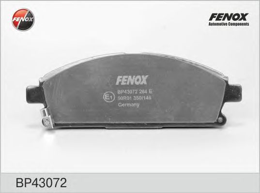 Купить FENOX BP43072 Колодки диск передние Nissan X-Trail 01- BP43072