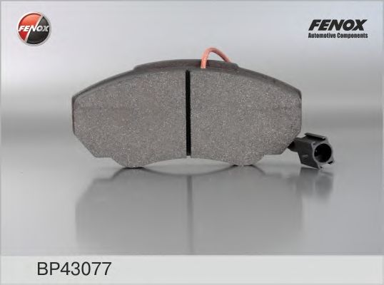 Купить FENOX BP43077 Колодки передние Fiat Ducato 94-02/02- 1500kg, PEUGEOT Boxer 94-02/02 BP43077