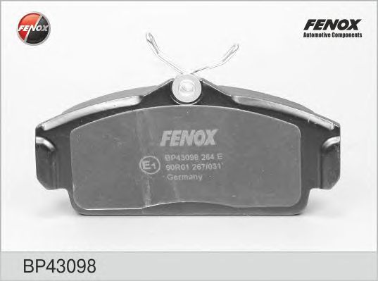 Купить FENOX BP43098 Колодки диск передние Nissan Almera II, Primera 96-01 BP43098