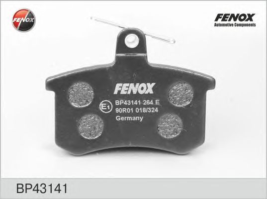 Купить FENOX BP43141 Колодки диск задние 80 (B4), 100/A6 (C4), A4 94-00, A8 94-98 BP43141