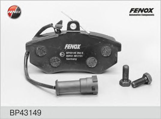 Купить FENOX BP43149 Колодки диск передние с датчиком 80 (B3) BP43149