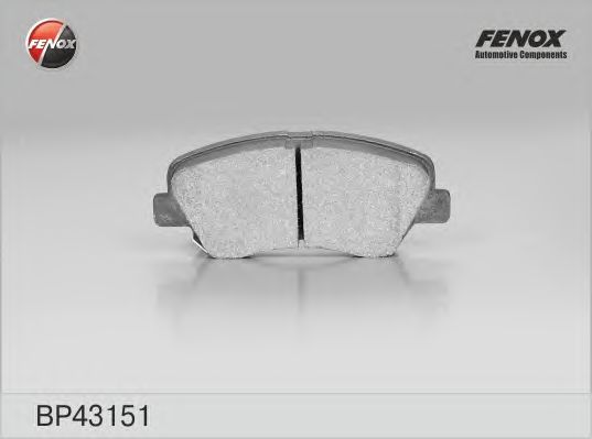 Купить FENOX BP43151 Колодки диск Hyundai Solaris/Accent IV 10- , i40 11-, Rio III 11- [132.6*58.2*17.5] BP43151