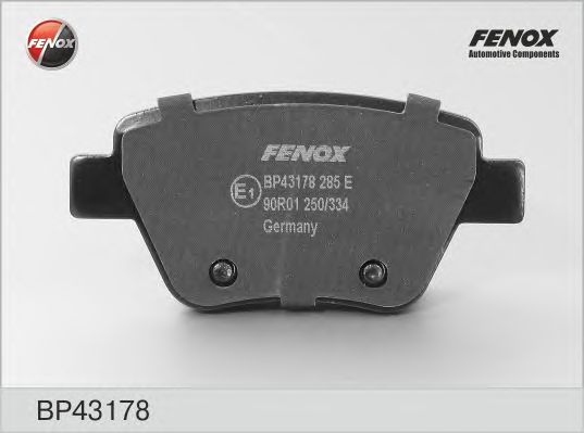 Купить FENOX BP43178 Колодки тормозные