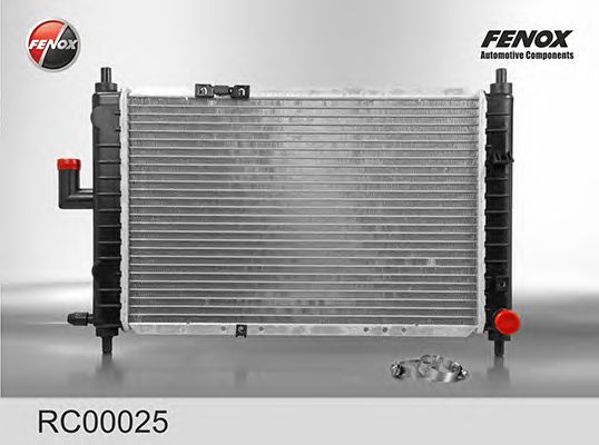 Купить FENOX RC00025 Радиатор охлаждения паяный Daewoo Matiz (МКПП, 0.8/1.0 2001- ) RC00025