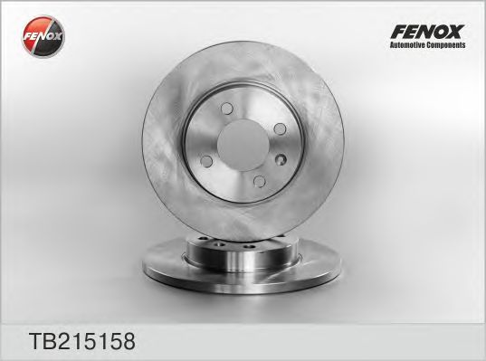 Купить FENOX TB215158 Диск тормозной передний VW Golf 91-99, Passat 88-97, Caddy II 95-04 TB215158