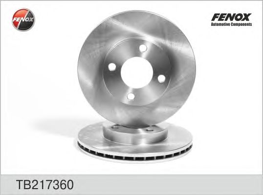 Купить FENOX TB217360 Диск тормозной передний AUDI 80 86-91, 90 87-91, 100 76-91 TB217360