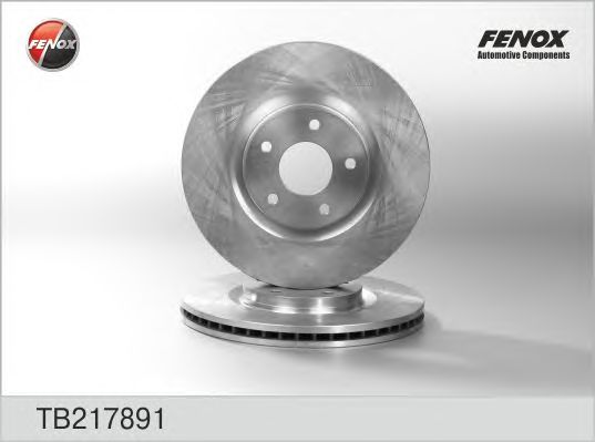 Купить FENOX TB217891 Диск тормозной передний NISSAN QASHQAI, Renault Koleos TB217891