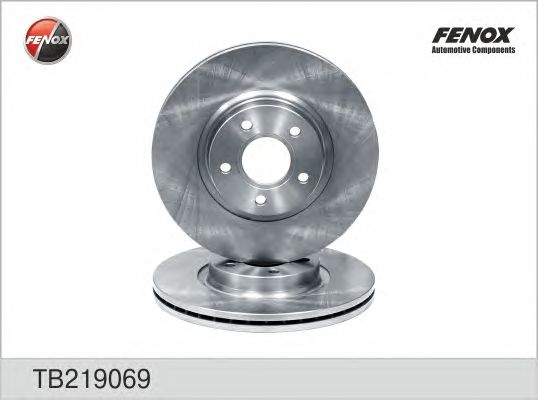 Купить FENOX TB219069 Диск тормозной передний Ford Focus II, Land Rover Freelander 2 06-/Volvo S40 TB219069