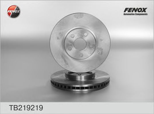 Купить FENOX TB219219 Диск тормозной передний TOYOTA Avensis 97-03, Avensis Универсал 03- TB219219