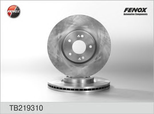 Купить FENOX TB219310 TB219310 диск тормозной передний!\ Hyundai Santa Fe 2.7i V6/2.2CRDi 2WD/4WD 06>