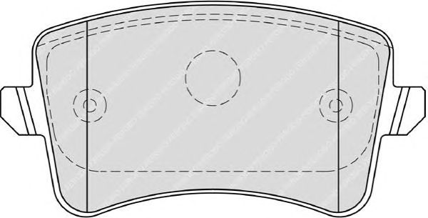 Купить FERODO FDB4190 GDB1765 [8K0698451] !колодки дисковые з.\ Audi A4/A5 1.8TFSi-3.2FSi/2.7TDi 07>