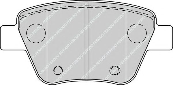 Купить FERODO FDB4316 Колодки торм. зад.