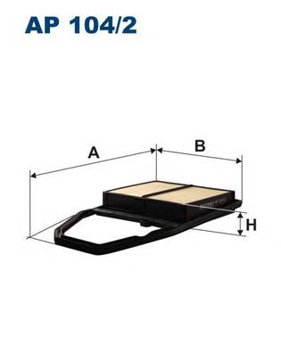 Купить FILTRON AP104/2 Фильтр воздушный AP104/2