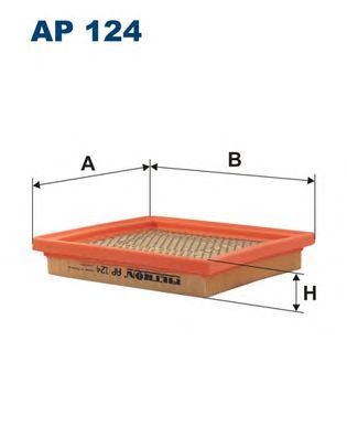 Купить FILTRON AP124 Фильтр воздушный AP124