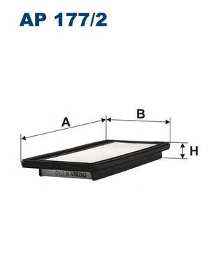 Купить FILTRON AP177/2 Фильтр воздушный AP177/2
