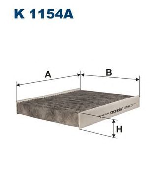 Купить FILTRON K 1154A Фильтр салонный угольный
