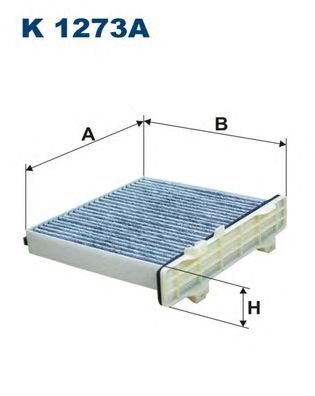 Купить FILTRON K1273A Фильтр салонный угольный K1273A