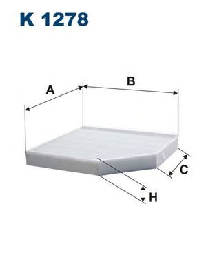 Купить FILTRON K1278 Фильтр салонный K1278