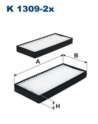 Купить FILTRON K1309-2x Фильтр салонный K1309-2x