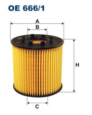 Купить FILTRON OE666/1 Фильтр масляный NISSAN: INTERSTAR c бортовой платформой/ходовая часть (X70) 250 04- 250 03-, INTERSTAR Автобус (X70) 220 02-06 250 02-06 250 03-06, INTERSTAR Фургон