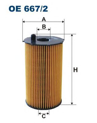 Купить FILTRON OE667/2 Фильтр масляный OE667/2
