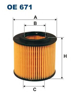 Купить FILTRON OE671 Фильтр масляный SEAT: CORDOBA (6L2) 120 02-06 120 06-09, IBIZA III (6L1) 120 02-06 120 06-09 120 07-08, IBIZA IV (6J5, 6P1) 120 09-11 120 08-15 120 08-11, IBIZA IV S