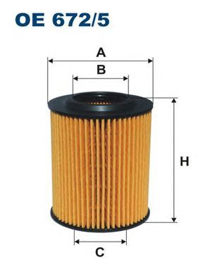 Купить FILTRON OE672/5 Фильтр масляный OE672/5