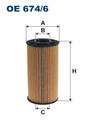 Купить FILTRON OE674/6 Фильтр масляный HYUNDAI: GRAND SANTA FE220 13- 220 13-, ix35 (LM, EL, ELH) 200 12- 200 10- 200 10- 200 10-, SANTA FE II (CM) 200 10-12 200 10-12 220 09-12 220 09-12