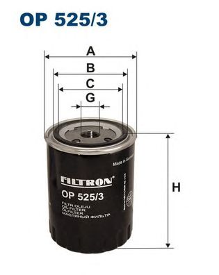 Купить FILTRON OP525/3 Фильтр масляный FORD: GALAXY I (WGR) 190 97-00 \ MAN: TGA,TGS I,TGX I \ MB: ATEGO,ATEGO 2,AXOR 2 \ RENAULT TRUCKS: C,MIDLINER,PREMIUM \ SEAT: ALHAMBRA (7V8, 7V9) 190