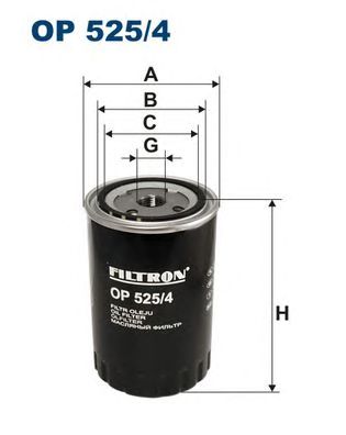 Купить FILTRON OP525/4 Фильтр масляный AUDI: A6 C4 (4A2) 250 94-97, A6 C4 Avant (4A5) 250 94-97 \ DAF: CF 85 \ FORD: GALAXY I (WGR) 190 95-06, GALAXY MK I VAN (WGR) 190 96-06 \ IVECO: EURO