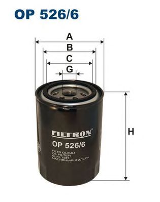 Купить FILTRON OP526/6 Фильтр масляный AUDI: A4 B5 (8D2) 180 95-00 180 95-00, A4 B5 Avant (8D5) 180 96-01 180 96-01, A4 B6 (8E2) 180 00-02 180 00-02 180 02-04 180 02-04 180 02-04 180 02-04