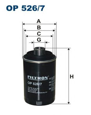 Купить FILTRON OP526/7 Фильтр маслянный OP526/7