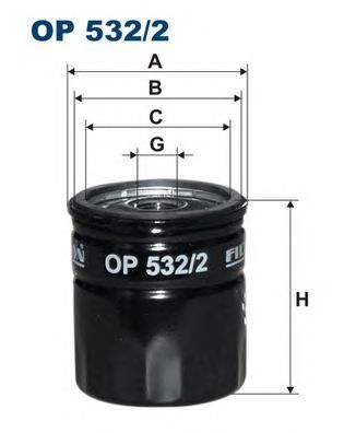 Купить FILTRON OP532/2 Фильтр масляный MAZDA: 3 (BK) 200 03-09, 3 (BL) 200 08-13 200 09-14 230 08-14, 3 седан (BK) 200 03-09, 3 седан (BL) 200 09-14 200 09-13, 5 (CR19) 180 05-10 200 05-10